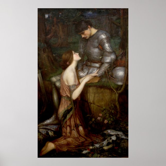 Lamia by John William Waterhouse Poster (Front)