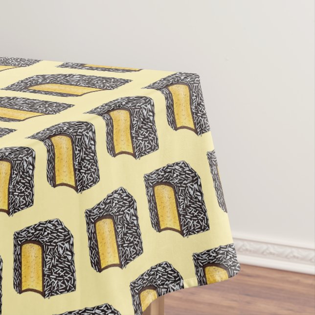 Lamington Australian Food Bake Sale Dessert Bakery Tablecloth (In Situ)