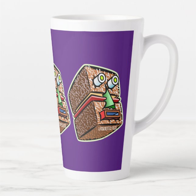 Lamington Bot Latte Mug (Right)