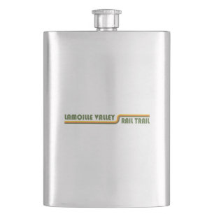 Lamoille Valley Rail Trail Vermont Hip Flask