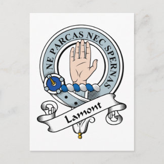 Lamont Clan Badge Postcard