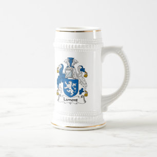 Lamont Family Crest Beer Stein