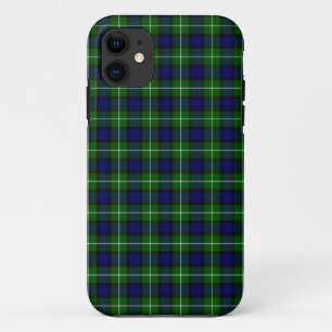 Lamont tartan blue green plaid Case-Mate iPhone case