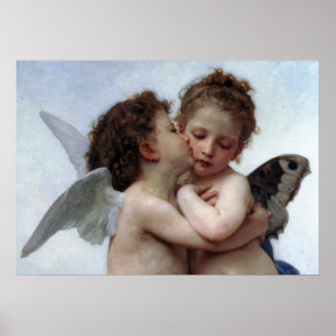 L'Amour et Psyché, Enfants – William Bouguereau Poster