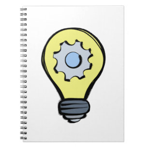 Lamp and gear notebook
