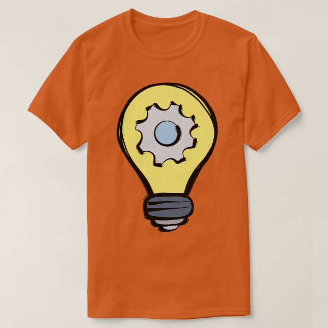 Lamp and gear T-Shirt (Design Front)