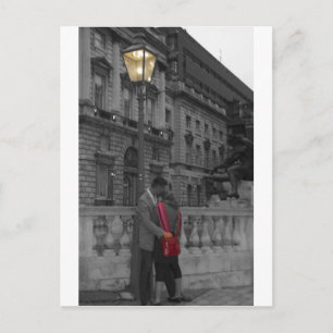 Lamp light Romance Postcard