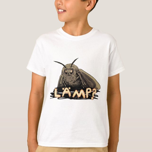 Lamp? Moth Meme T-Shirt (Front)