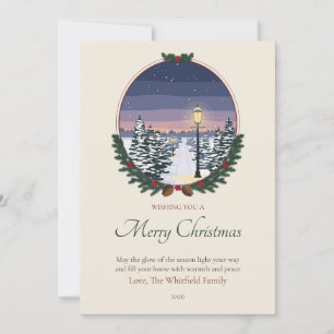 Lamplight Byway Family Christmas Card