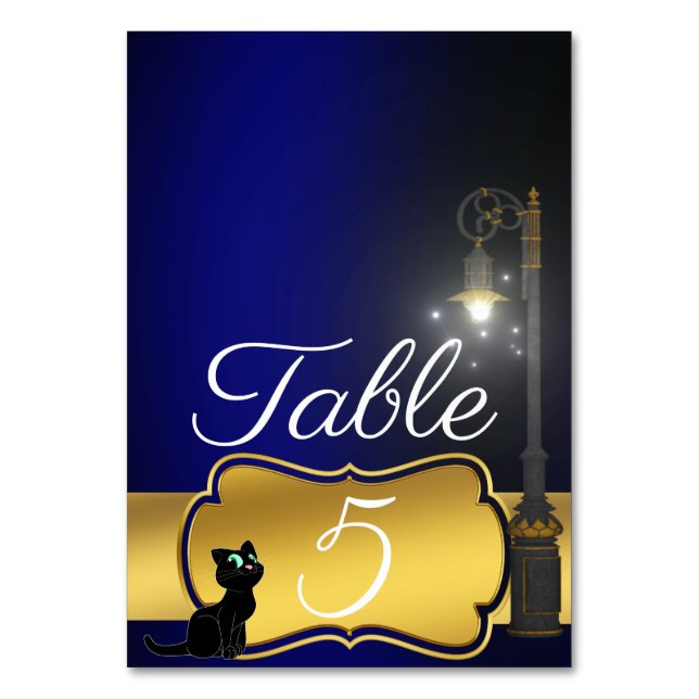 Lamppost Table Number (Front)