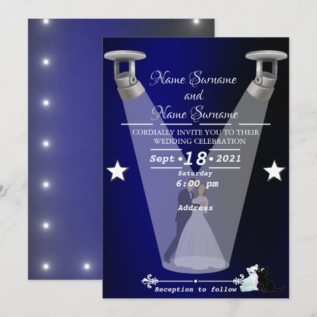 Lamps Invitation (Front/Back)