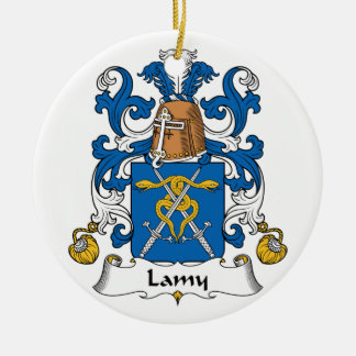 Lamy Family Crest Ceramic Tree Decoration