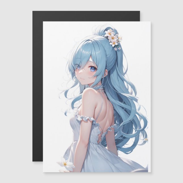 Lan Se Mengjing Magnetic Invitation (Front/Back)