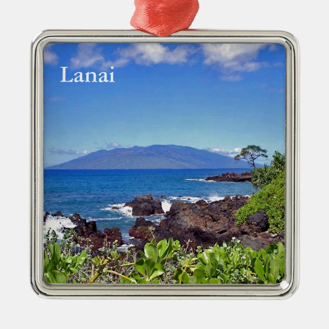 Lanai from Maui Metal Tree Decoration (Front)