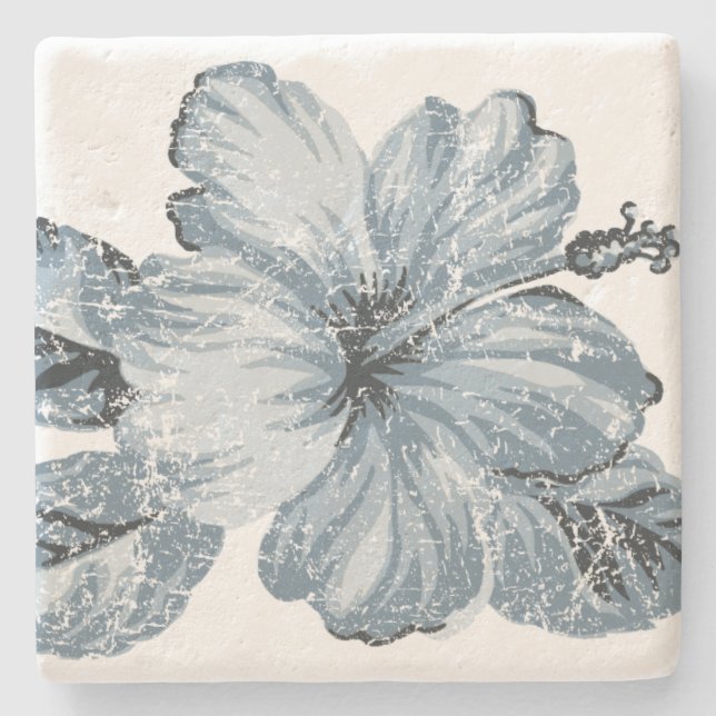 Lanai Hawaiian Hibiscus Tiki Bar Coasters (Front)
