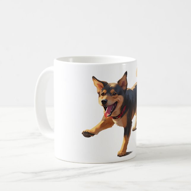 Lancashire Heeler Coffee Mug (Front Left)