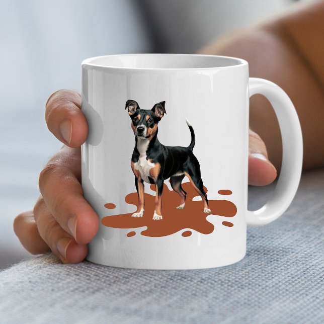 Lancashire Heeler Mug - Cute & Playful Dog Design (Lancashire Heeler Love forever)
