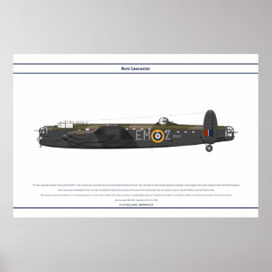 Lancaster BI 207 Squadron Poster