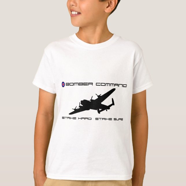Lancaster Bomber - Bomber Command T-Shirt (Front)