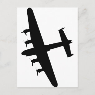 Lancaster Bomber RAF Postcard