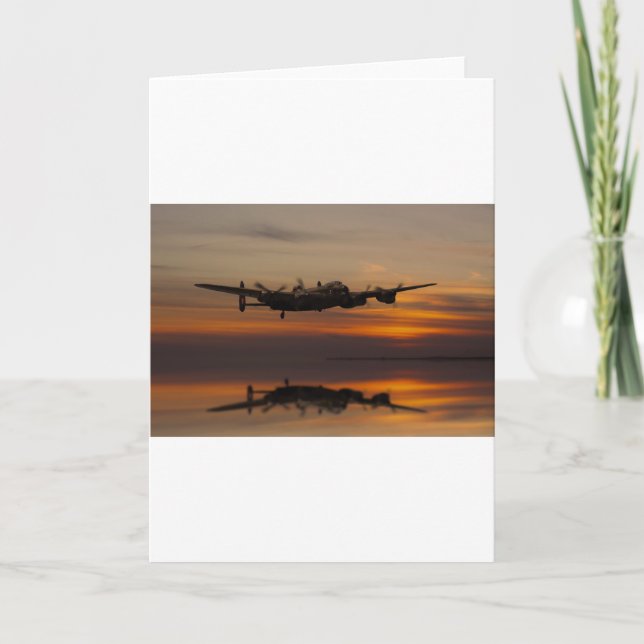 lancaster Bomber the home stretch Card (Front)