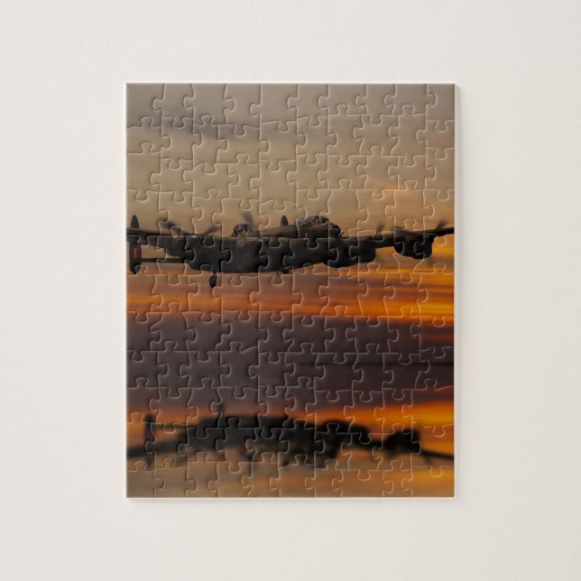 lancaster Bomber the home stretch Jigsaw Puzzle (Vertical)