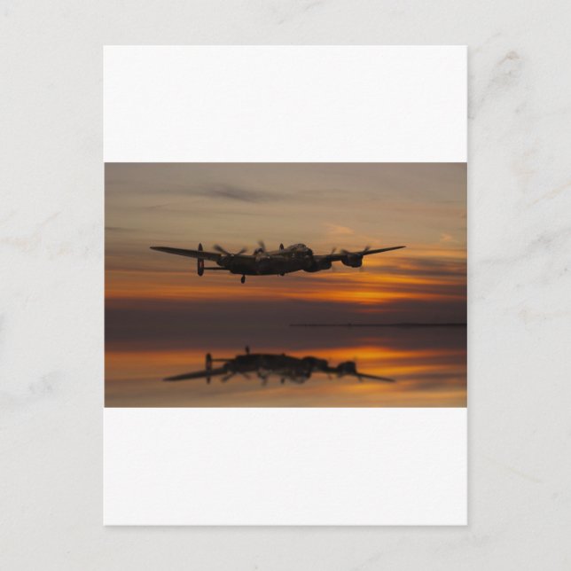 lancaster Bomber the home stretch Postcard (Front)