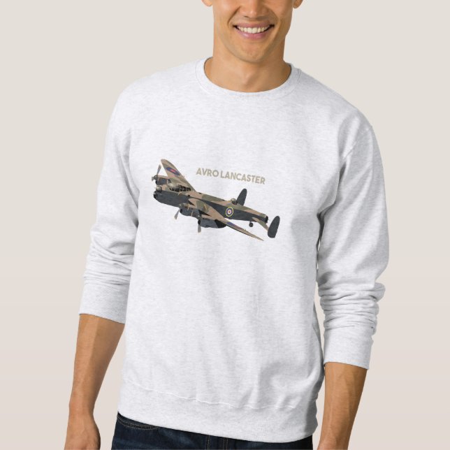 Lancaster British WW2 Aeroplane Sweatshirt (Front)