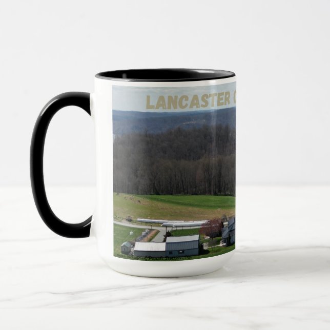 Lancaster County Amish Farm mug  (Left)