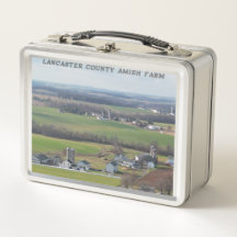 Lancaster County Amish Farm & School Lunchbox 