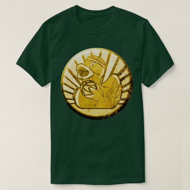 Lancaster County Ducks Small Gold Logo T-Shirt (Design Front)
