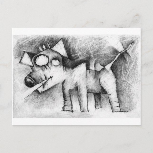 lancaster dog postcard (Front)