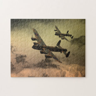 Lancaster Fire In The Sky Jigsaw Puzzle