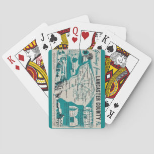 Lancaster Pennsylvania Old Postcard Playing Cards