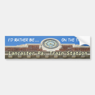 Lancaster Train Station! Bumper Sticker! Sticker