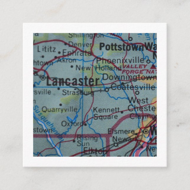 Lancaster We've Moved New Address Card (Front)