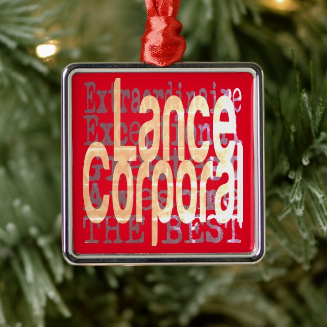 Lance Corporal Extraordinaire Metal Tree Decoration (Tree)
