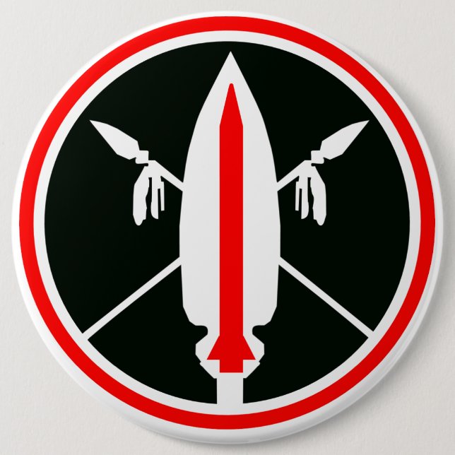 LANCE MISSILE 6 CM ROUND BADGE (Front)