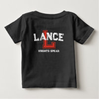 Lance name meaning sports L monogram red