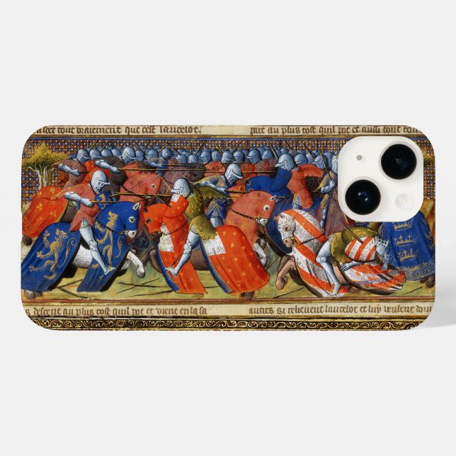 Lancelot of the Lake in the Tournament of Camelot  Case-Mate iPhone Case (Back (Horizontal))