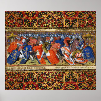 Lancelot of the Lake in the Tournament of Camelot Poster