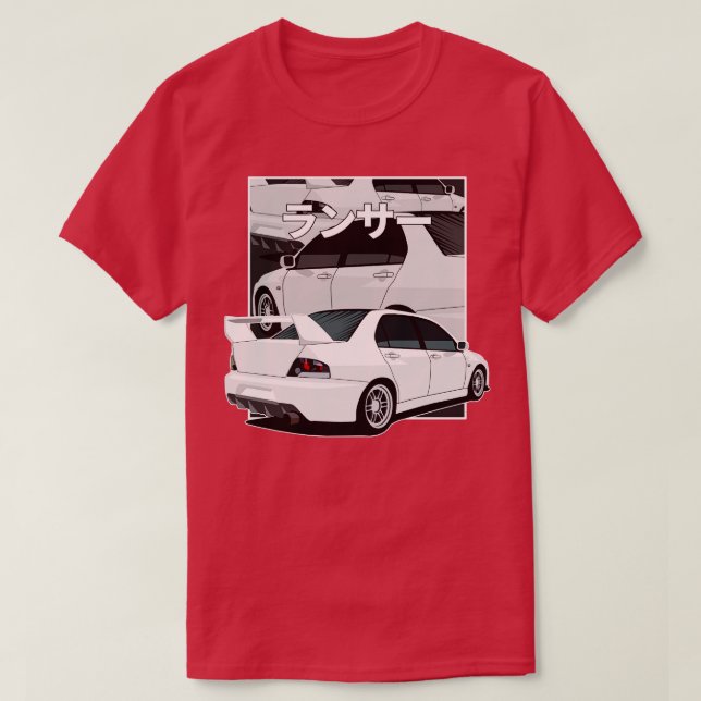 Lancer Evo9 Fragment T-Shirt (Design Front)