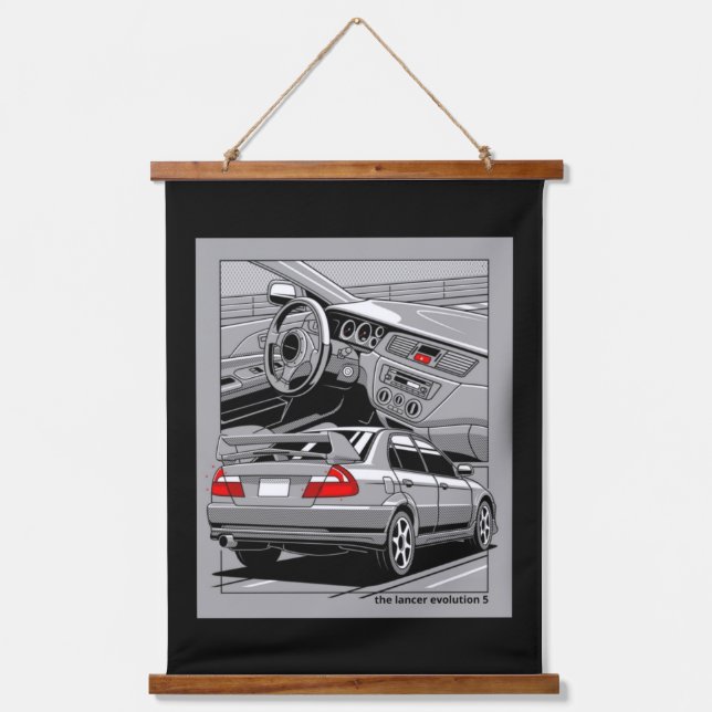 Lancer Evolution Hanging Tapestry (Front)