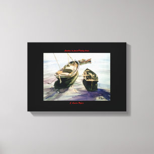 Lanchas de pesca/Fishing boats Canvas Print