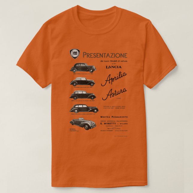 LANCIA APRILIA ASTURA  T-Shirt (Design Front)