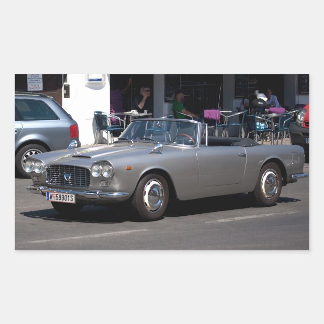 Lancia Flaminia Rectangular Sticker (Front)
