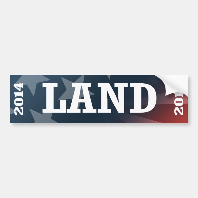 LAND 2014 BUMPER STICKER (Front)