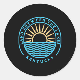 Land Between The Lakes Kentucky Outdoors Vintage  Classic Round Sticker