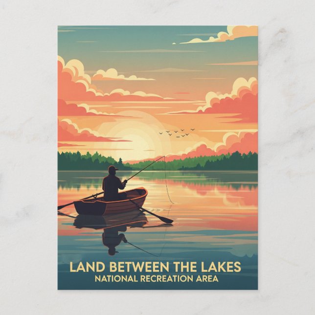 Land Between the Lakes Kentucky Travel Postcard (Front)