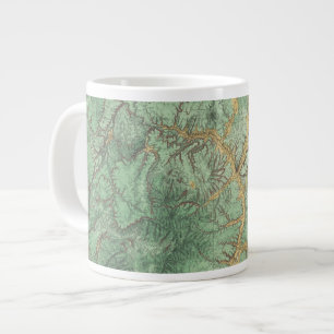 Land Classification Map of New Mexico 2 Large Coffee Mug